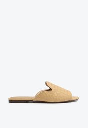 Rasteira Nude Anacapri Bambu Flat
