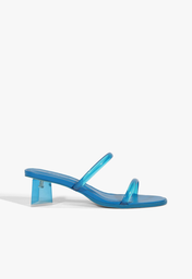Mule Azul Schutz Ully Salto Médio