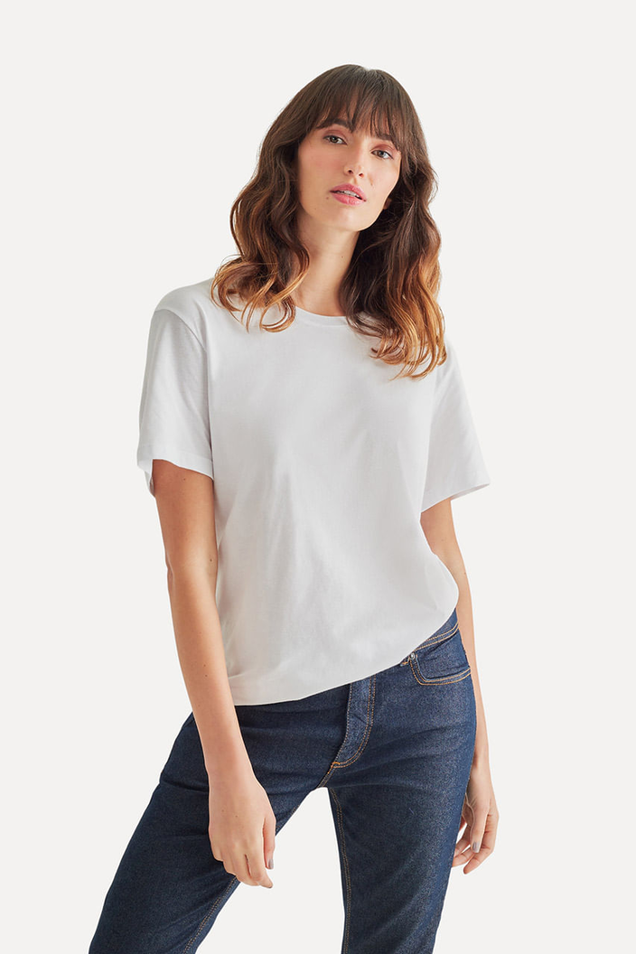 CAMISETA BRANCA RESERVA SIMPLES MASCULINA