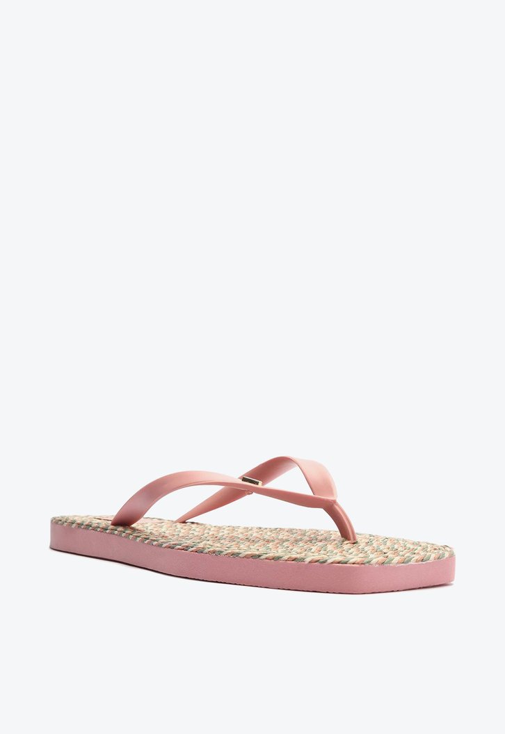 Chinelo De Dedo Rosa Brizza Mint Fluo