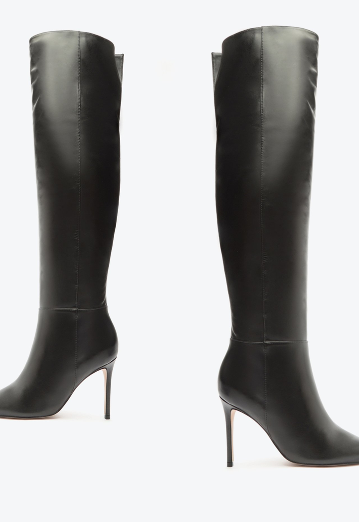 Bota Over the Knee Mikki Otk Preta