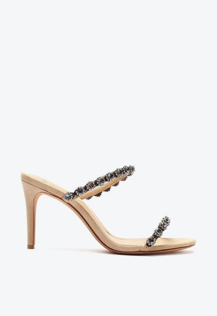Cara Mule Zircone Nude/Black Diamond
