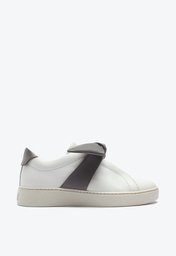 Asymmetric Clarita Sneaker Leather Ashgray