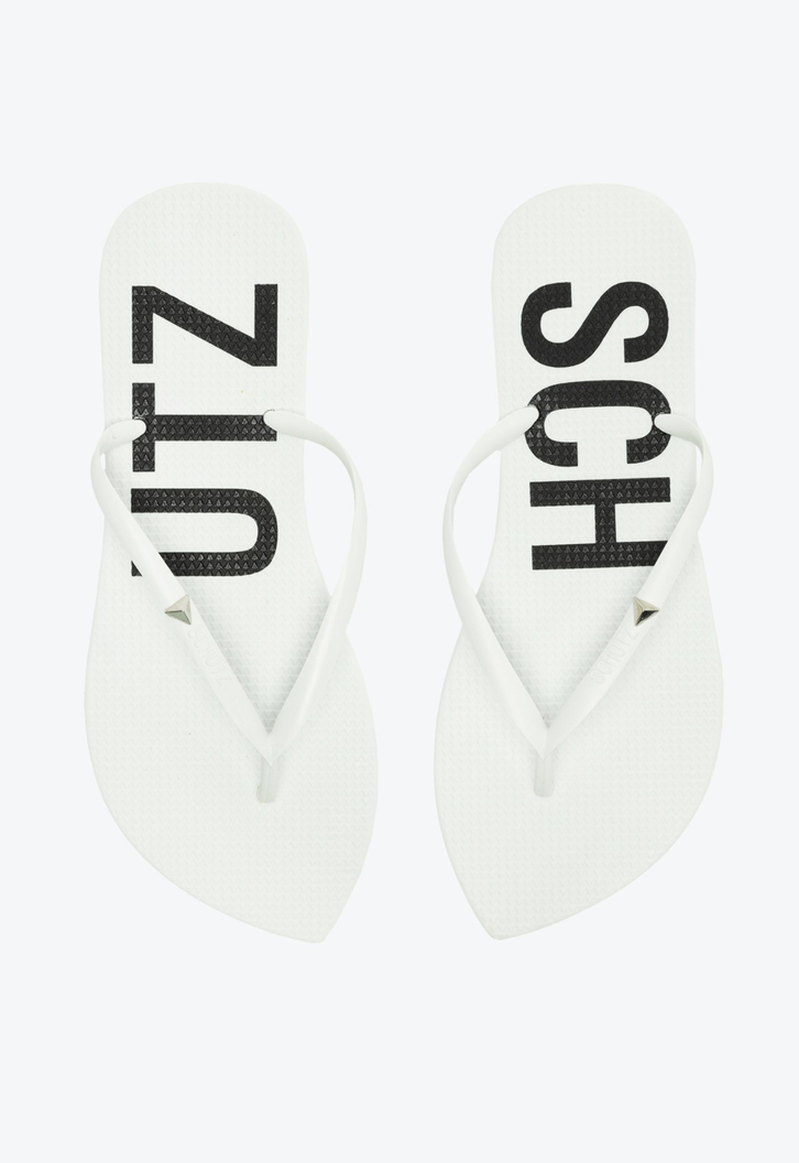 Chinelo Bico Folha Schutz Branco
