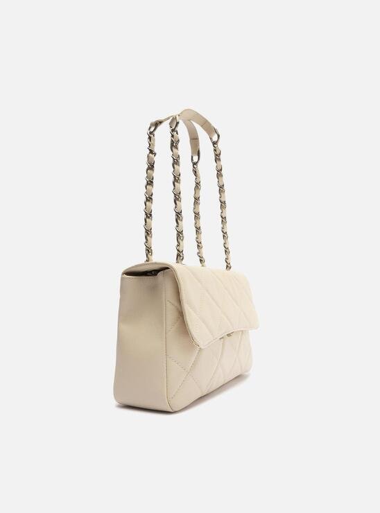 BOLSA TIRACOLO OFF-WHITE AREZZO COURO MIZZ MÉDIA