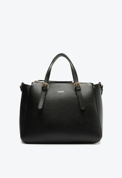 Bolsa Tote Preta Schutz Grande Sara Couro