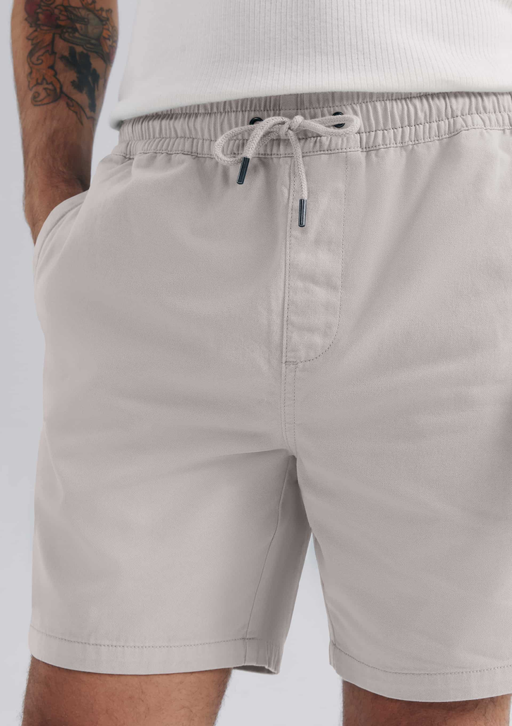 Shorts Bege Hering Masculino De Sarja