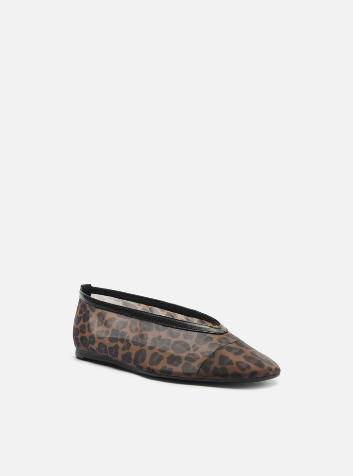 Sapatilha Animal Print Tela Cap Toe