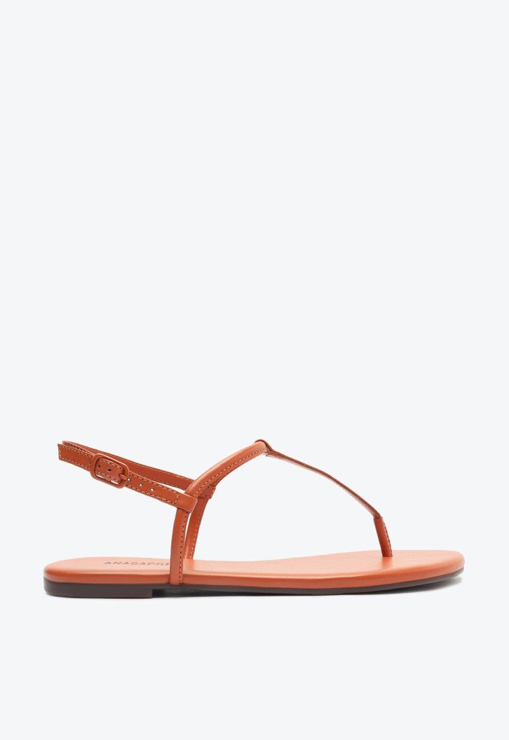 Rasteira Laranja Anacapri Damasco Slim