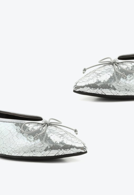 Sapatilha Pointy Prata