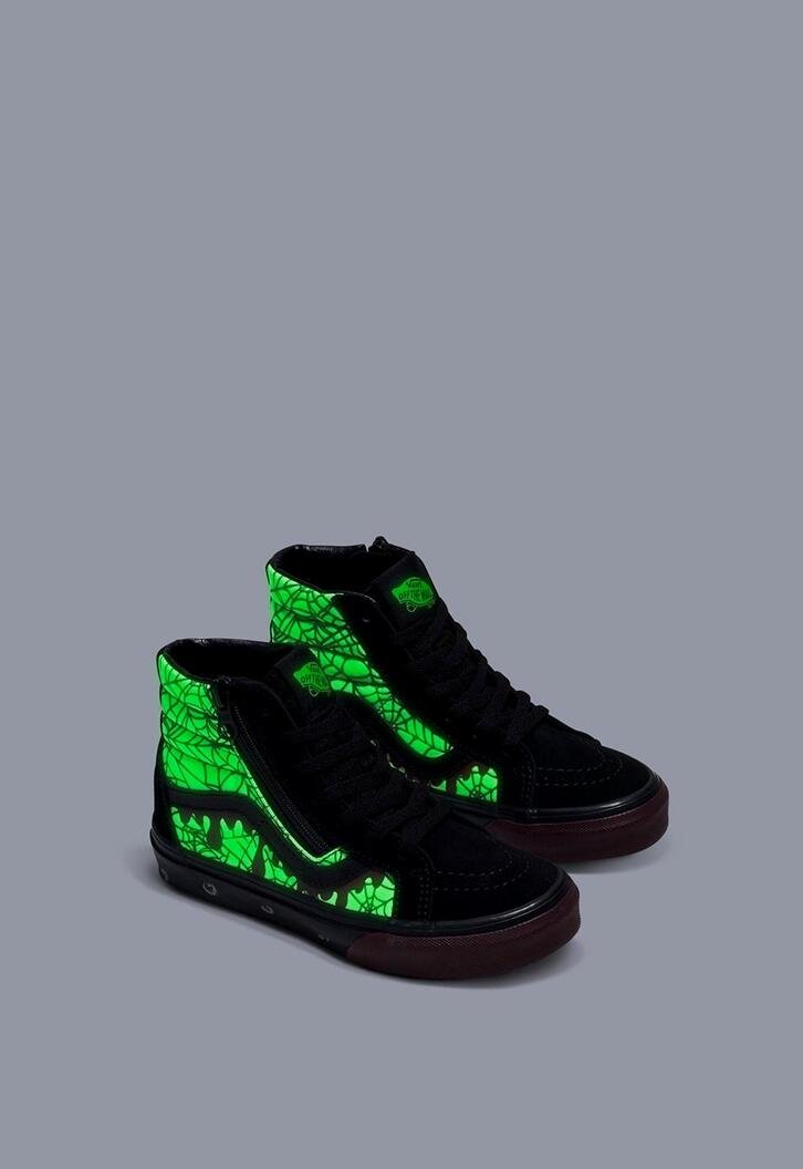 Tênis Sk8-Hi Halloween Glow In The Shadows Black Multi Infantil
