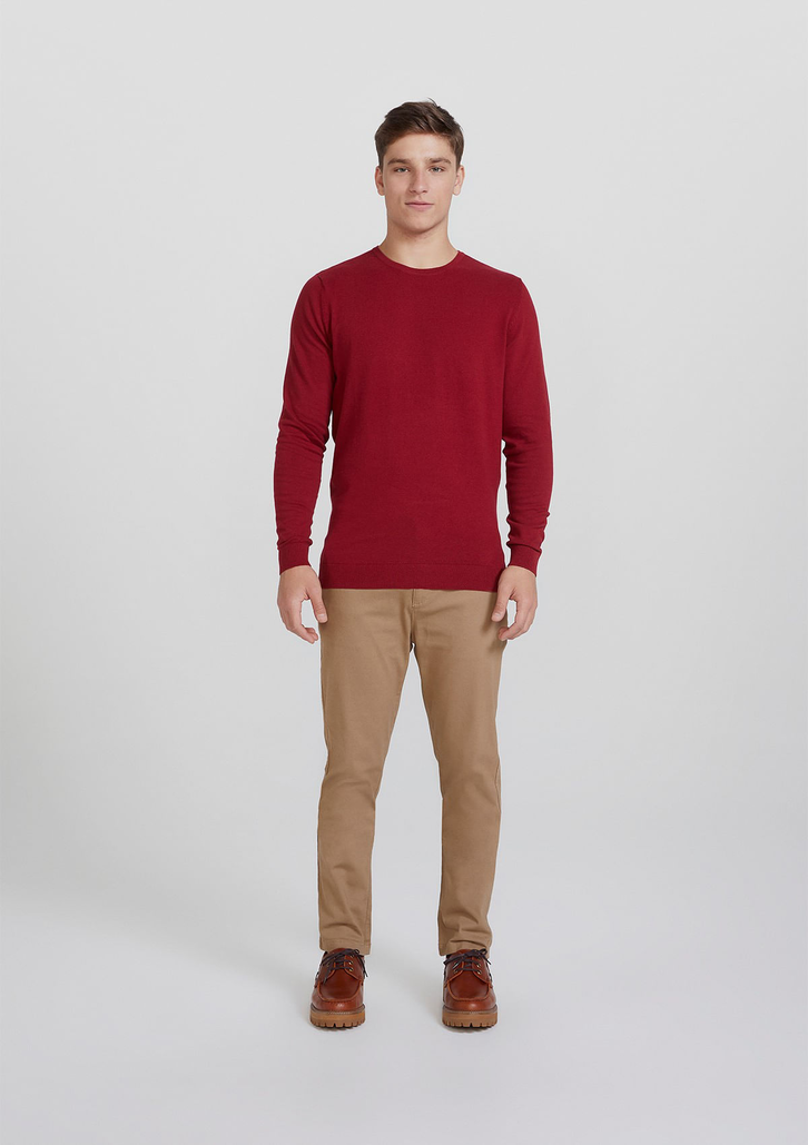 Suéter Vermelho Hering Básico Regular