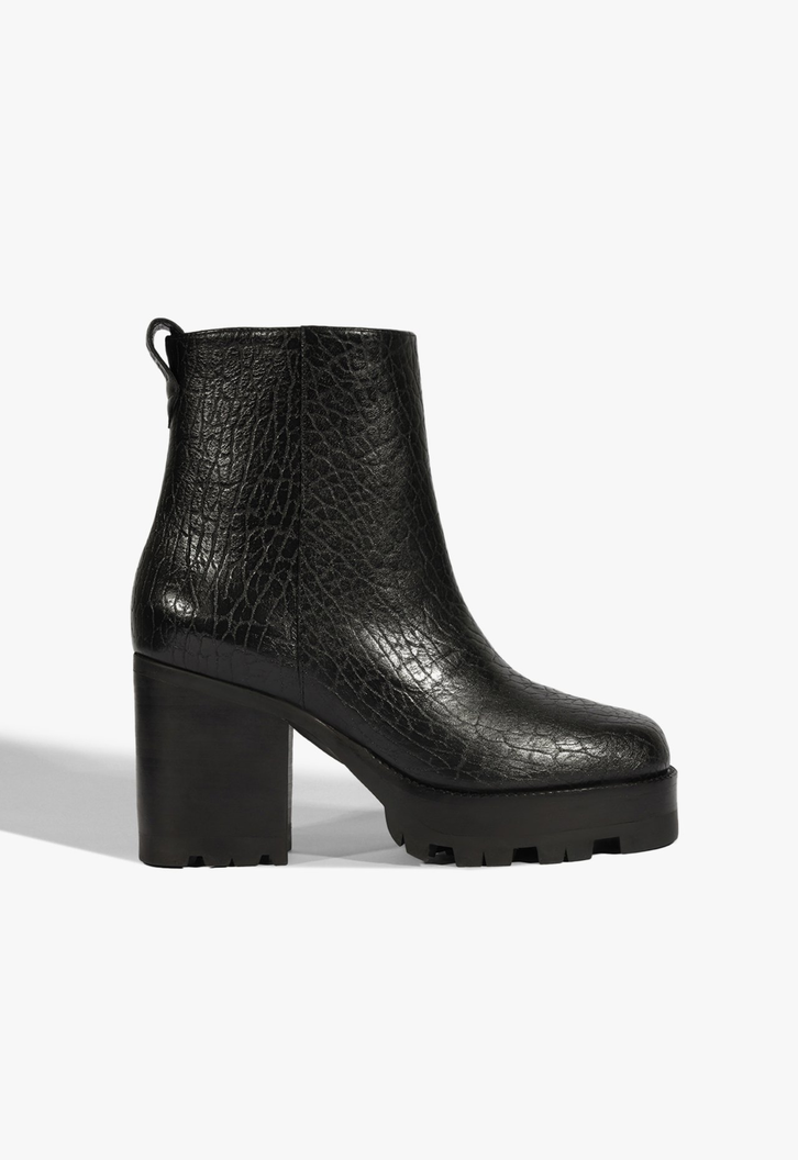 Bota 240 Couro Preta