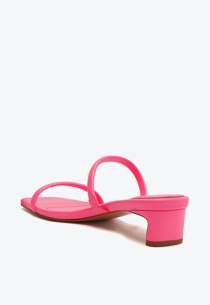 Sandália Salto Bloco Ully Rosa