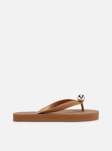 Chinelo de Dedo Marrom Brizza Up Esfera | ZZ MALL