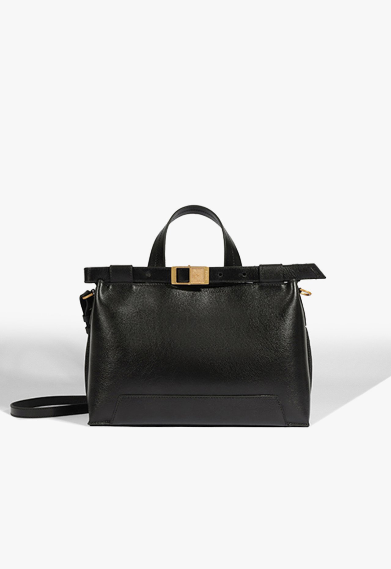 Bolsa Mini Tote Memphis Couro Preta Bolsa Mini Tote Memphis Couro Preta