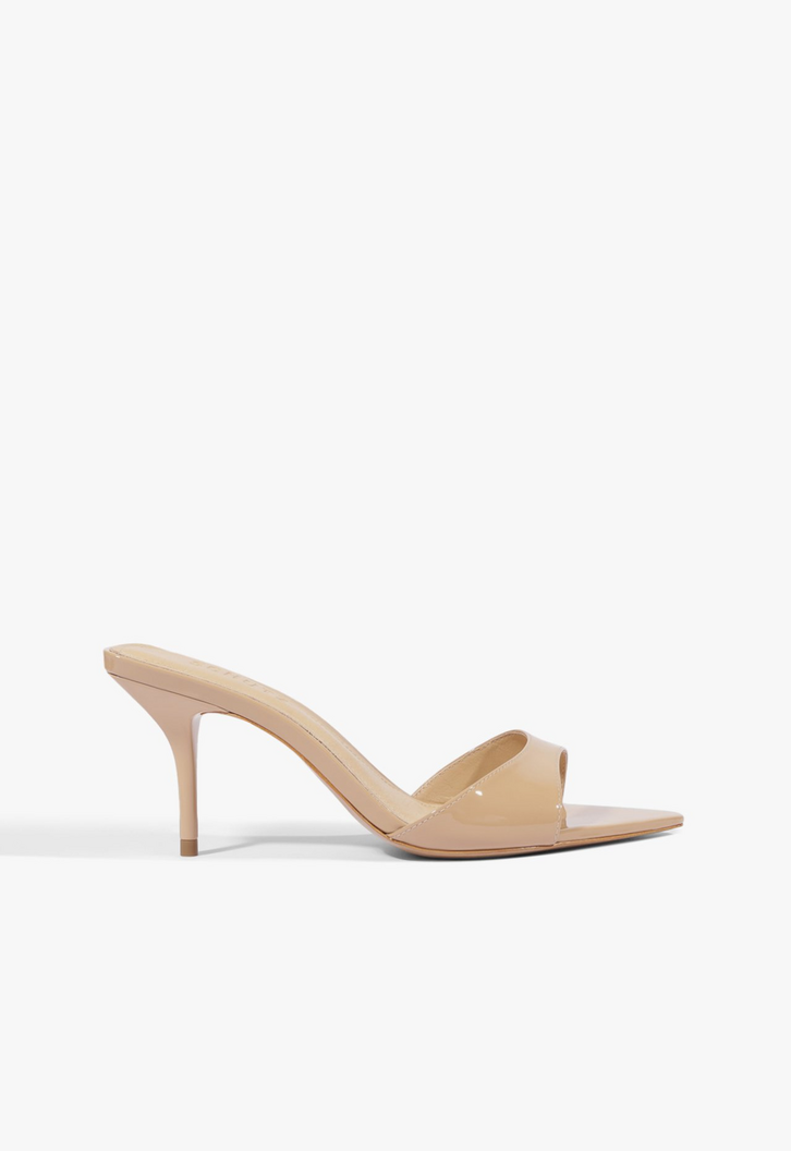 Tamanco Mule Elodie Couro Nude