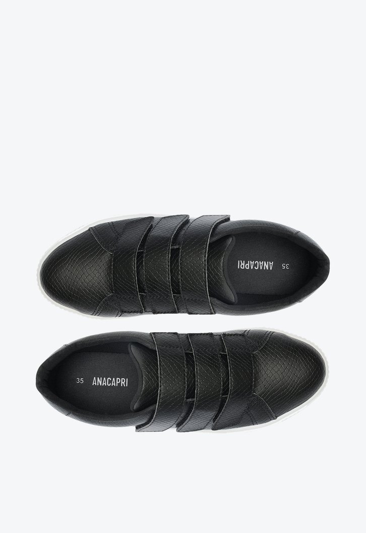 Tênis Preto Anacapri Velcro Clássico