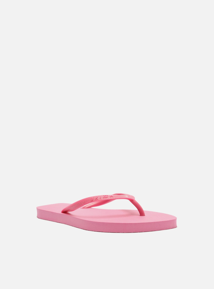 Chinelo de Dedo Rosa Leaf Brizza