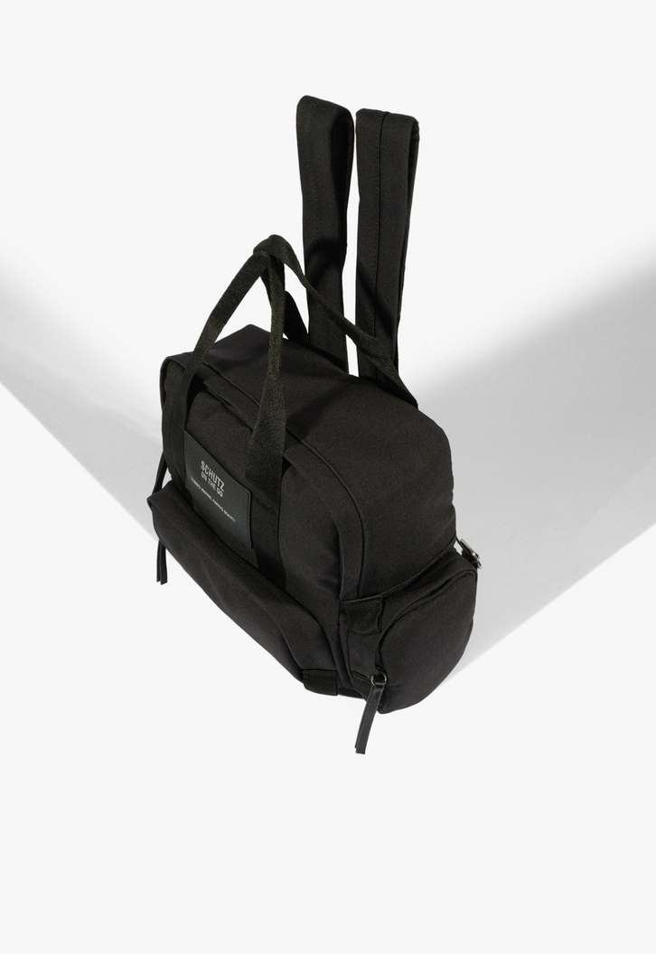 Mochila Schutz Travel Lona Preta | ZZ MALL