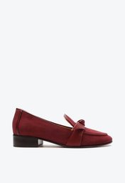 Asymmetric Clarita Loafer Round Toe Intense Rust
