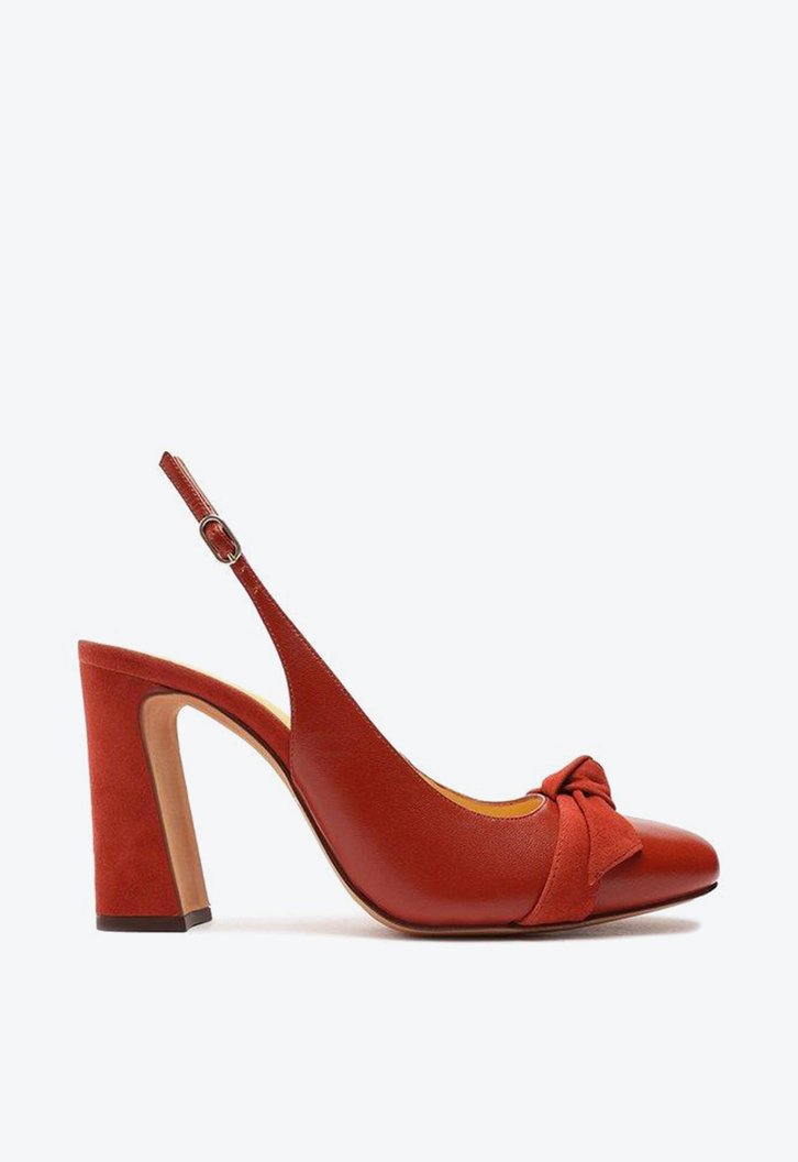 Clarita Curve Slingback 90 Henna