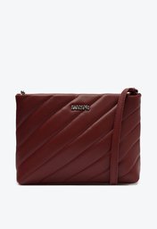 Bolsa Tiracolo Roxa Anacapri Matelassê Minimal Pequena