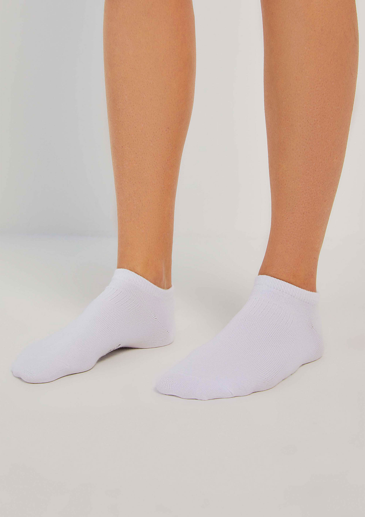 Kit 5 Pares De Meias Brancas Hering Soquete