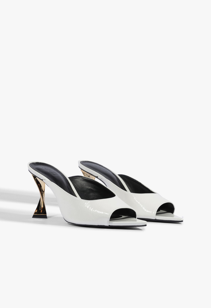 Mule Fierce Couro Branco