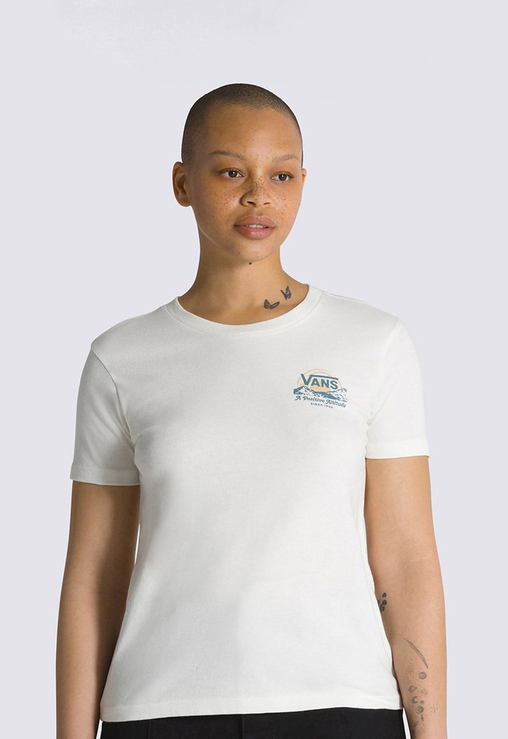 Camiseta Positive Altitude Crew Ss Marshmallow