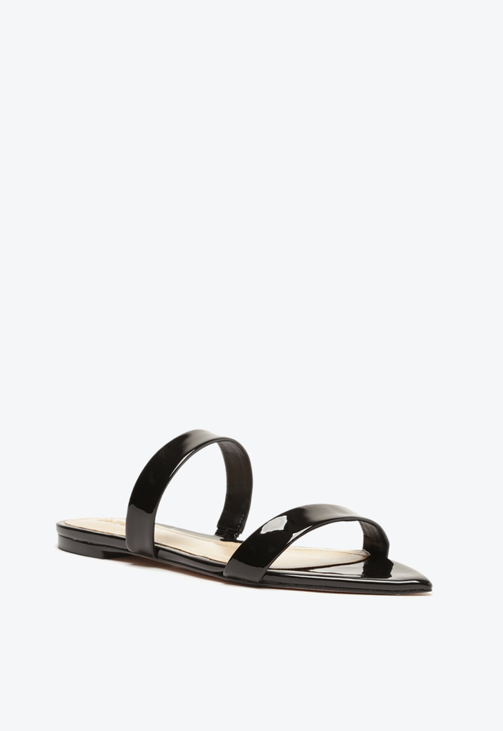 SANDÁLIA RASTEIRA BICO FINO PRETO