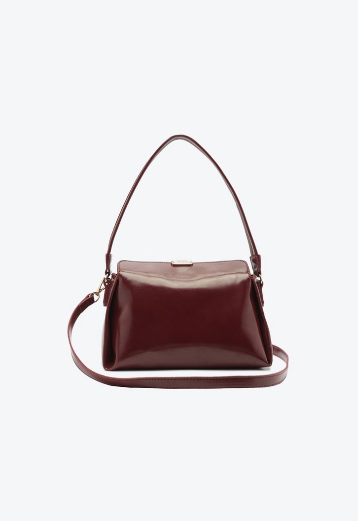 Bolsa Tiracolo Média Moderna Vermelha