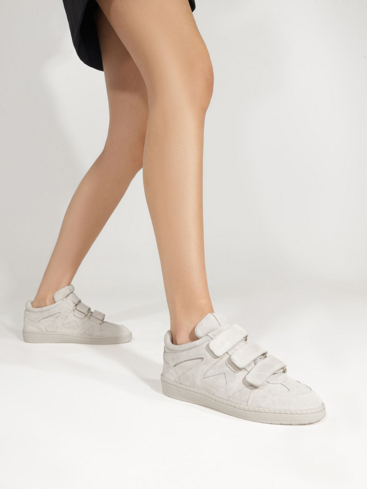 Tênis Sneaker 95 Camurça Branco