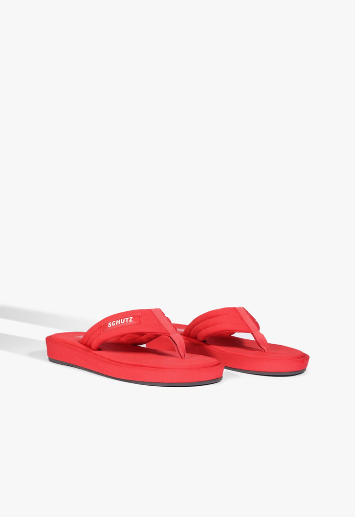 Chinelo Zoe Nylon Vermelho