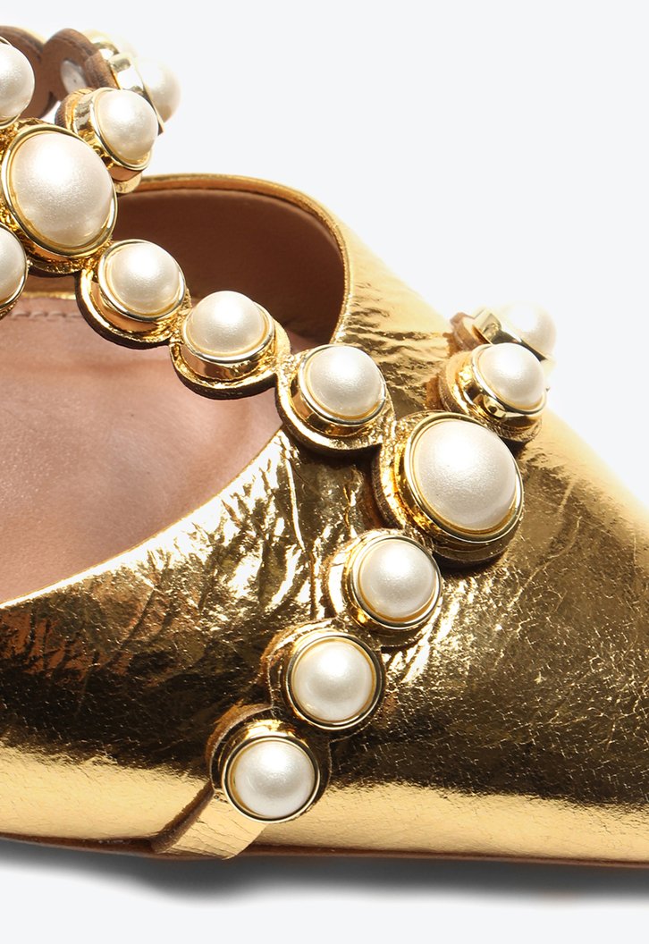 Slingback Lazio Dourado