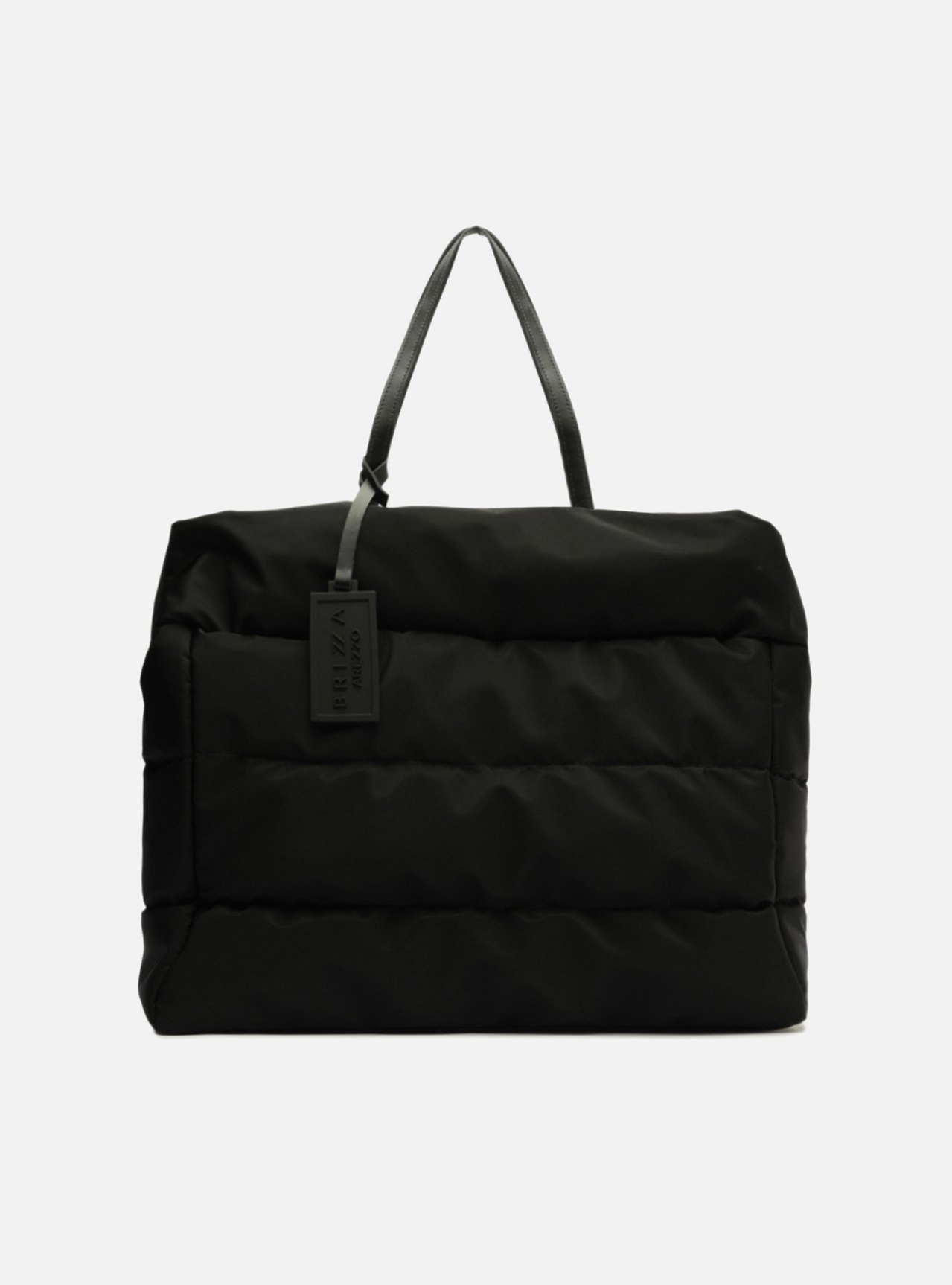 Bolsa Shopping Preta Nylon Gigi Grande | ZZ MALL