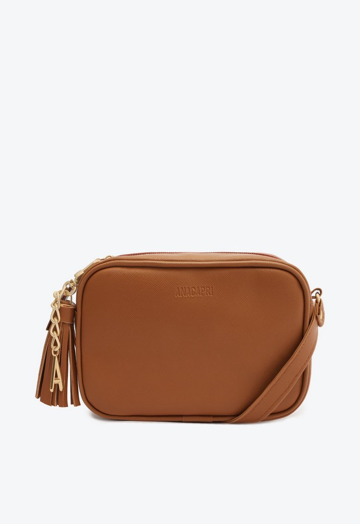 Bolsa Tiracolo Marrom Barbicacho Pequena