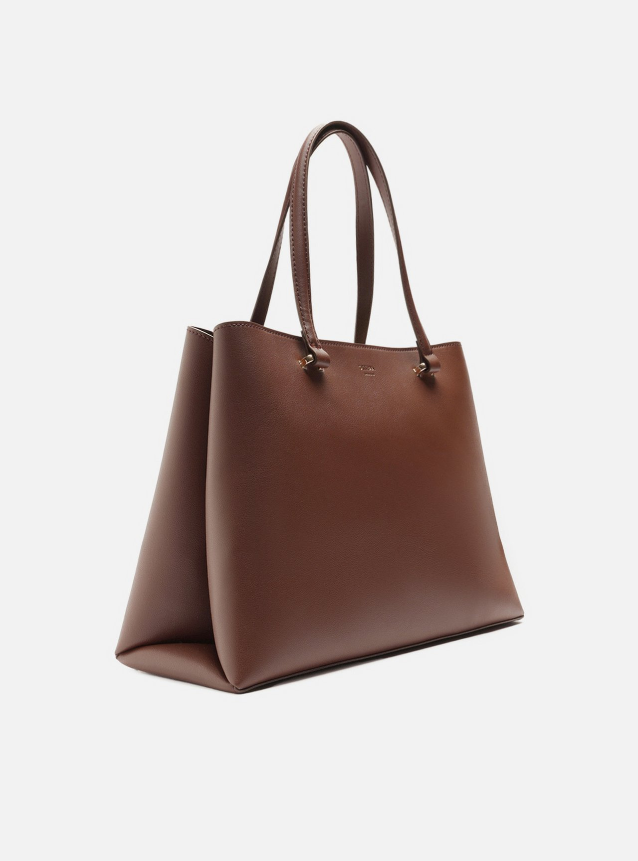 Bolsa Shopping Marrom Escura Arezzo Grande Básica | ZZ MALL
