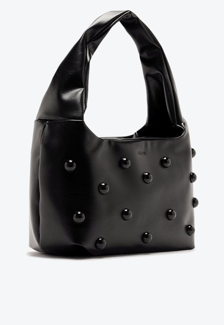 Bolsa Shopping Média Adorno Preta