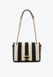 Bolsa Preta Vicenza Shoulder Melina Média