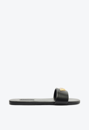 Chinelo Casual Preto Schutz Flats Couro