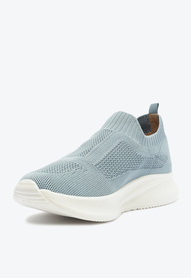 Tênis Slip On Azul Anacapri Chunky Knit