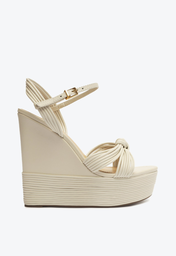 Sand lia Plataforma Salto Alto Branca ZZ MALL