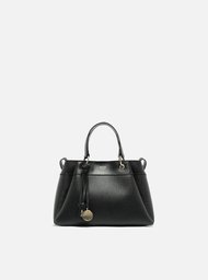 Bolsa Tote Preta Giorno Média Charm Medalha