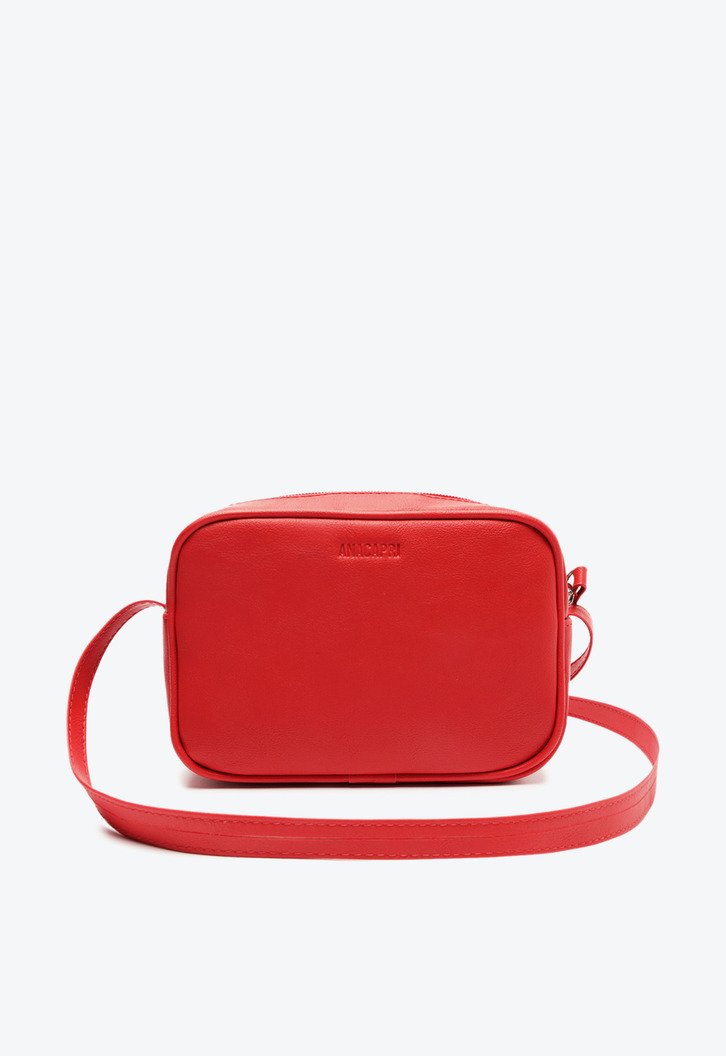 Bolsa Tiracolo Vermelha Pequena Cápsula Vermelha