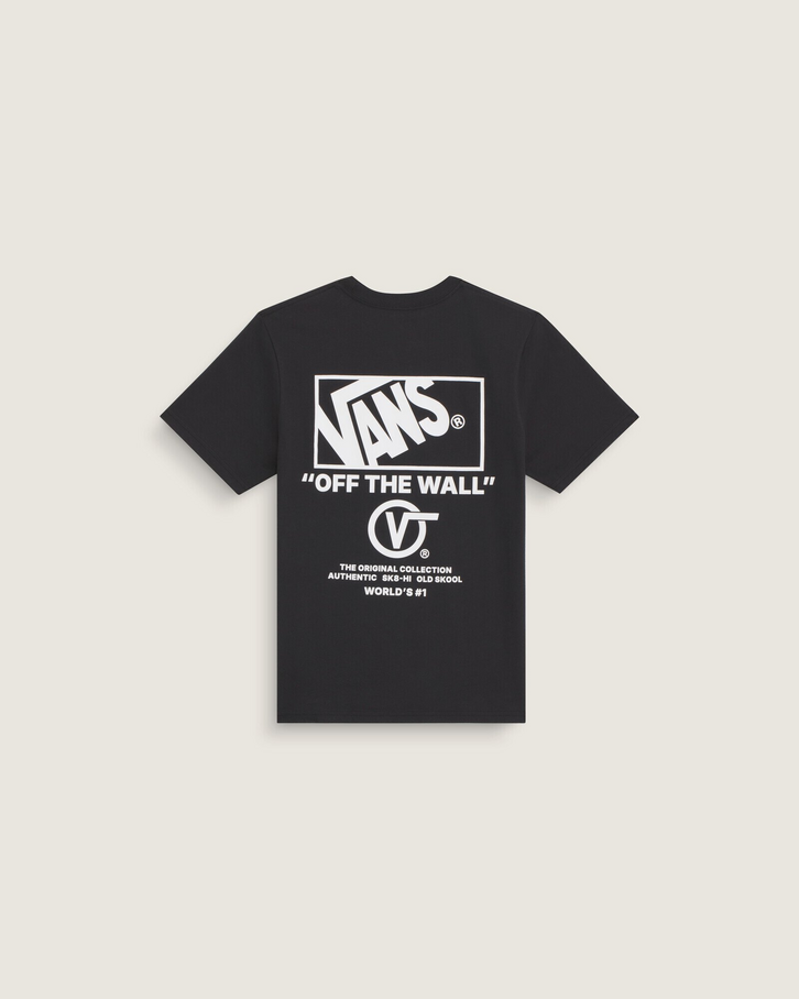 Camiseta Manga Curta Stacked Hi Black Infantil