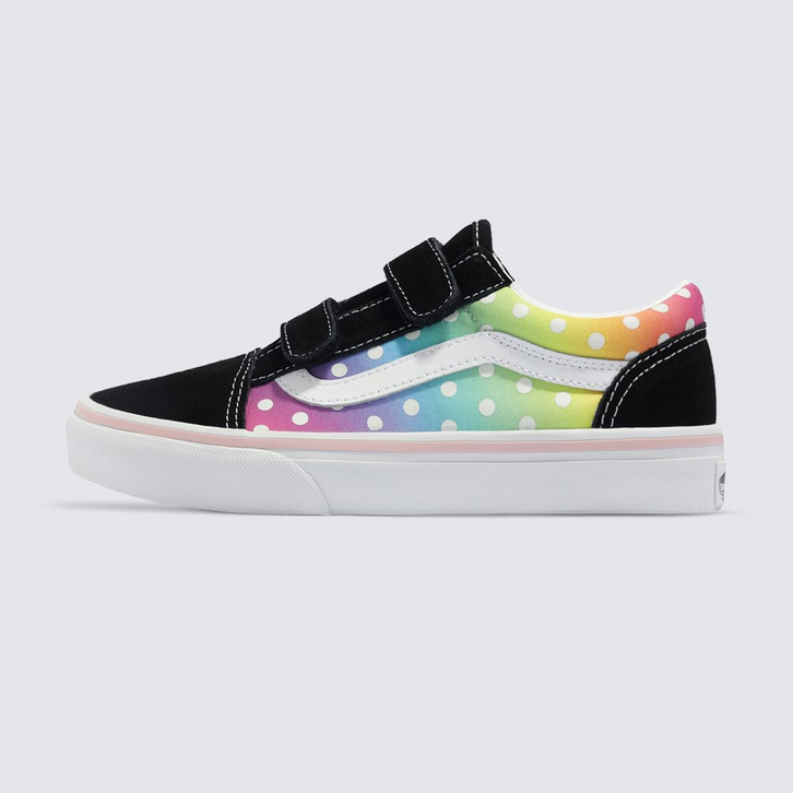 Tênis Old Skool Rainbow Glow Black Multi Infantil