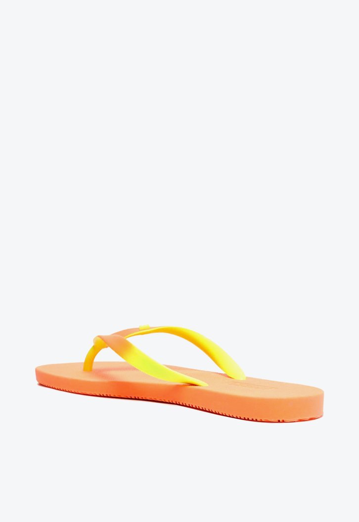 Chinelo Laranja Verde Brizza Degradê Lime