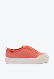 Tênis Slip On Laranja Anacapri Essencial Salmão Sola Alta