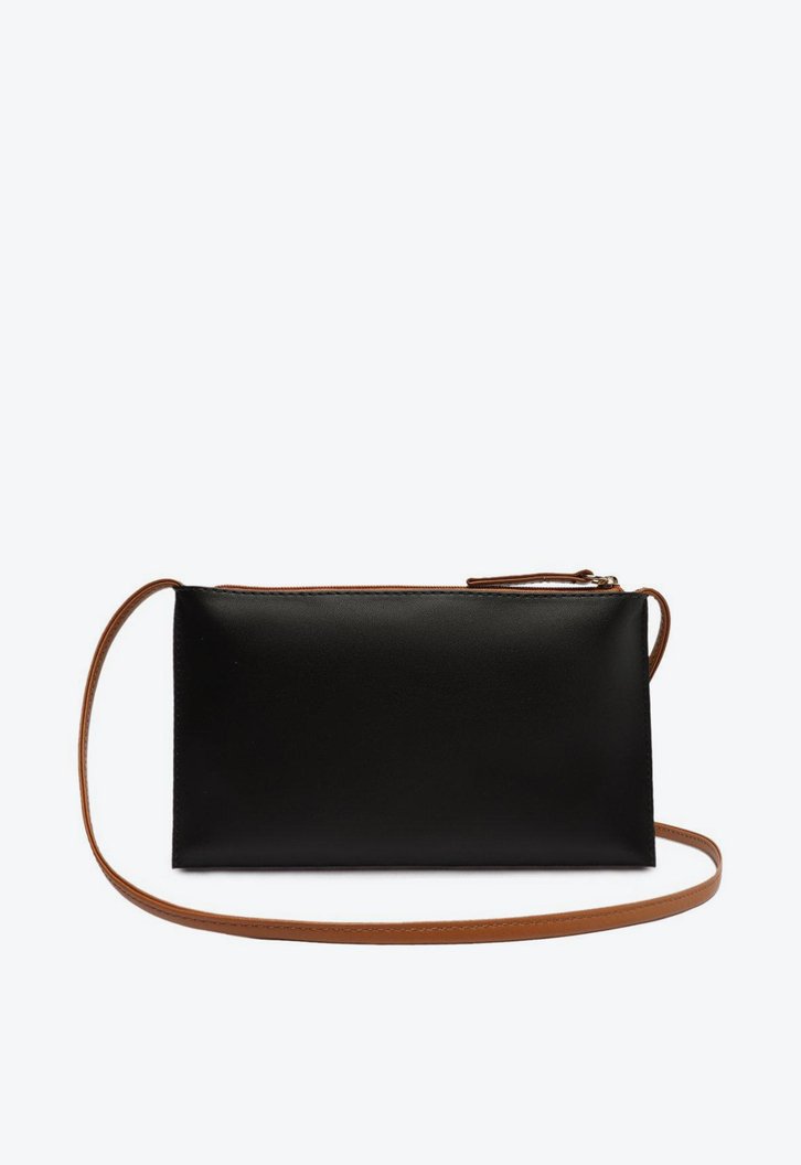 Bolsa Tiracolo Preta Anacapri Minimal Pequena